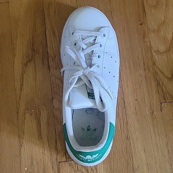 Adidas kids size 4 stan smith sneakers - Picture 5 of 13